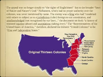 Revolutionary War Day 2 Lesson Plan PowerPoint Notes