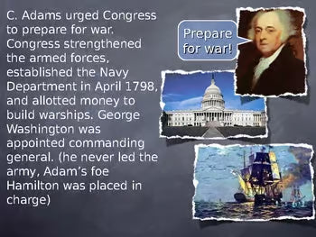 Second President John Adams Notes PowerPoint