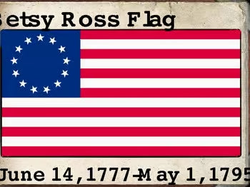 History of United States Flags PowerPoint Lesson VERY VISUAL