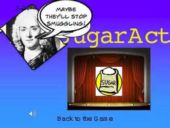 Causes of the American Revolution War Jeopardy PowerPoint Smartboard POWERPOINT