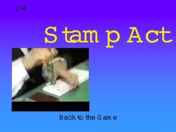 Causes of the American Revolution War Jeopardy PowerPoint Smartboard POWERPOINT