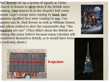 Revolutionary War Unit Day 1 and 2 BUNDLE
