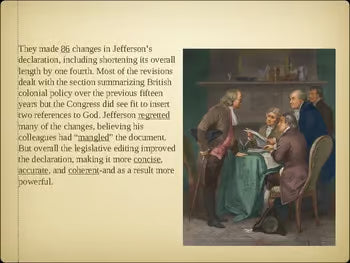 Revolutionary War Day 2 Lesson Plan PowerPoint Notes