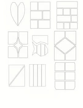 90 Blank Graphic Organizers and/or Comic Strip Templates