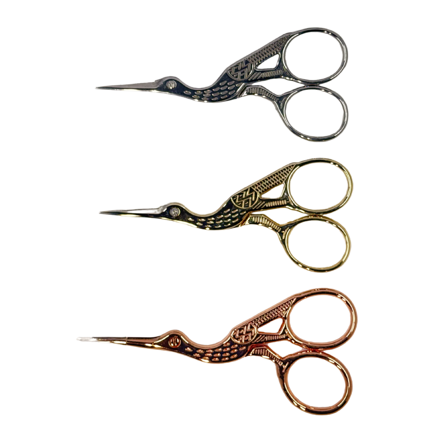 Embroidery Scissors Crane