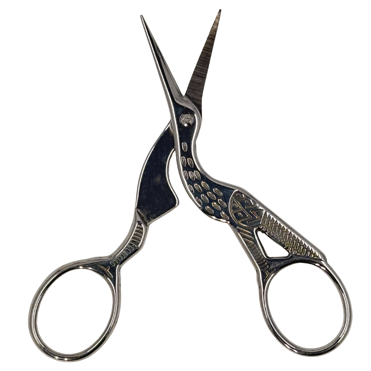 Embroidery Scissors Crane
