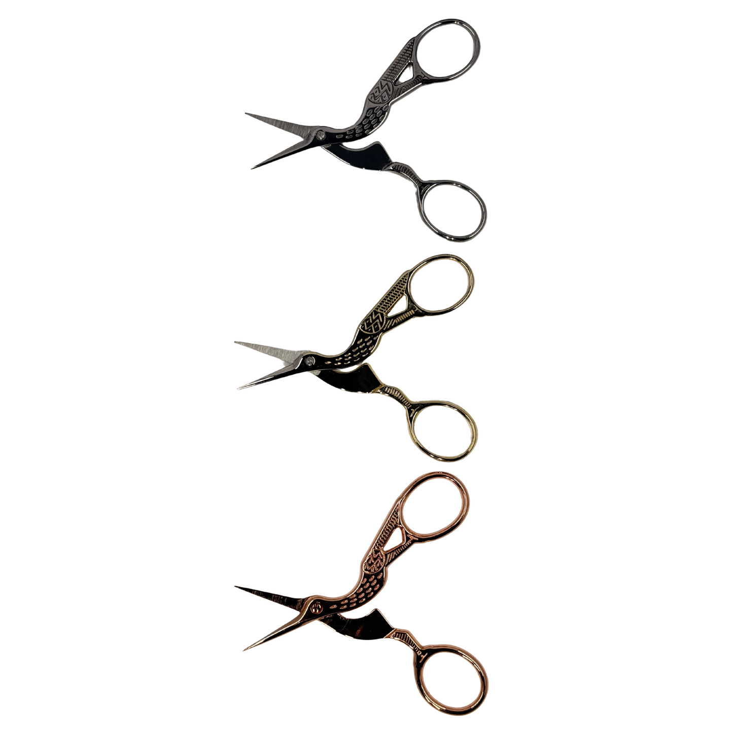 Embroidery Scissors Crane