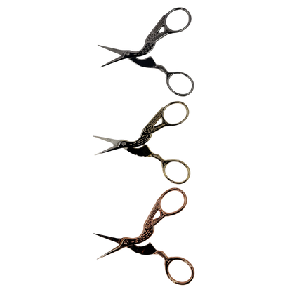Embroidery Scissors Crane
