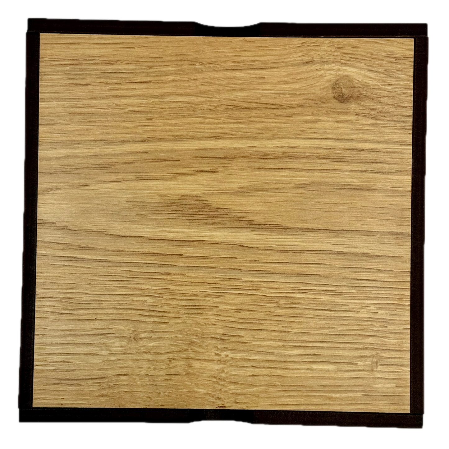 Back of wooden Solitaire game board