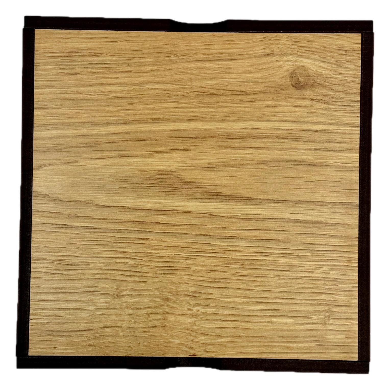 Back of wooden Solitaire game board