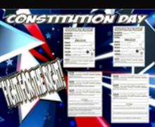 Constitution Day First Amendment Activity-Fight for the Right!