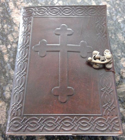 5" x 7" Cross Leather Journal