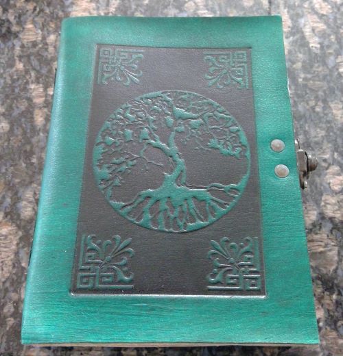 5" x 7" Green Tree Leather Journal
