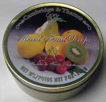 Candy Mixed Fruit Drops in Tin
